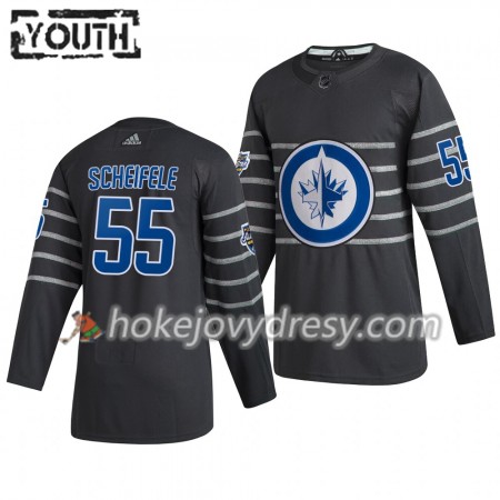 Dětské Hokejový Dres Winnipeg Jets Mark Scheifele 55  Šedá Adidas 2020 NHL All-Star Authentic